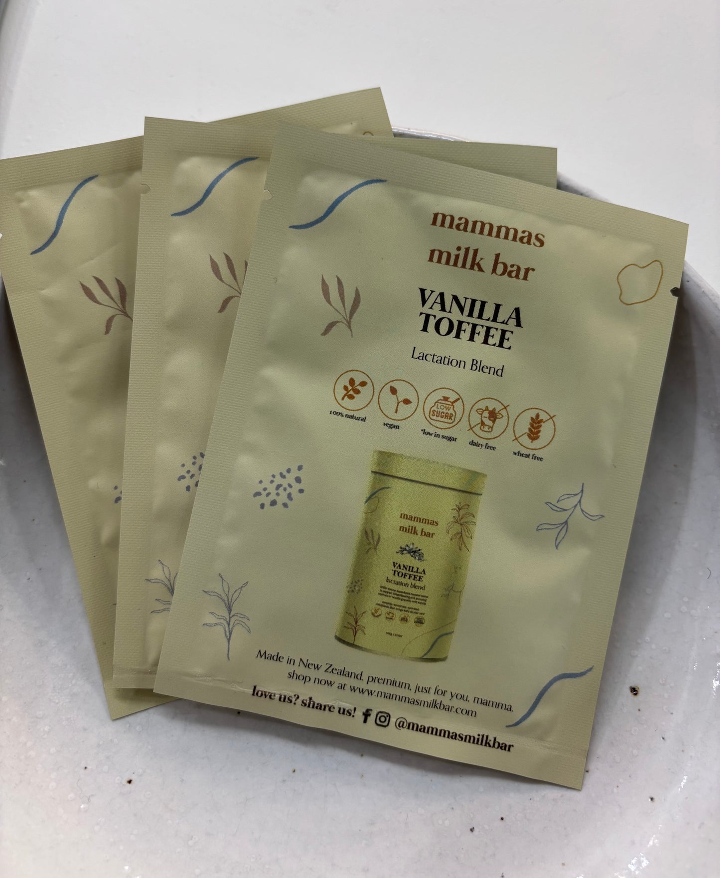Mammas Milk Bar Lactation Blend - Vanilla Toffee