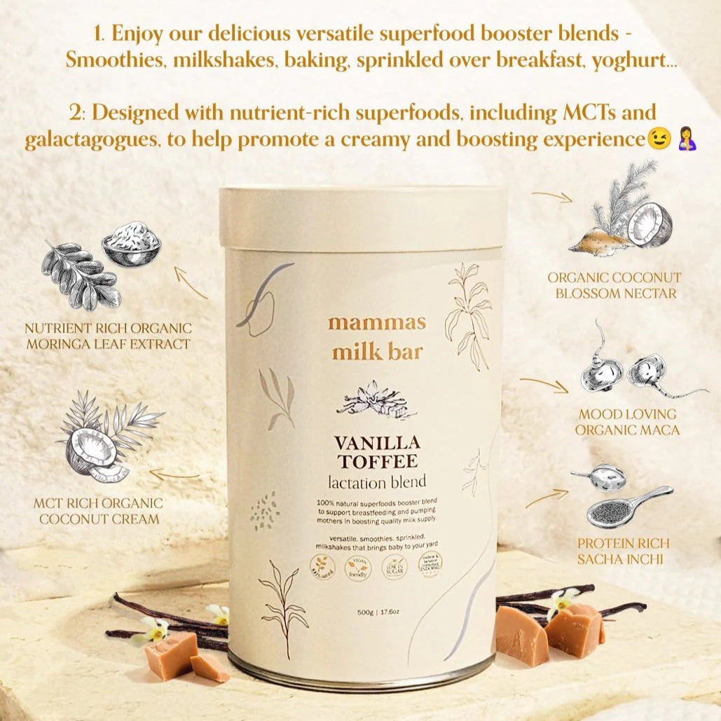 Mammas Milk Bar Lactation Blend - Vanilla Toffee