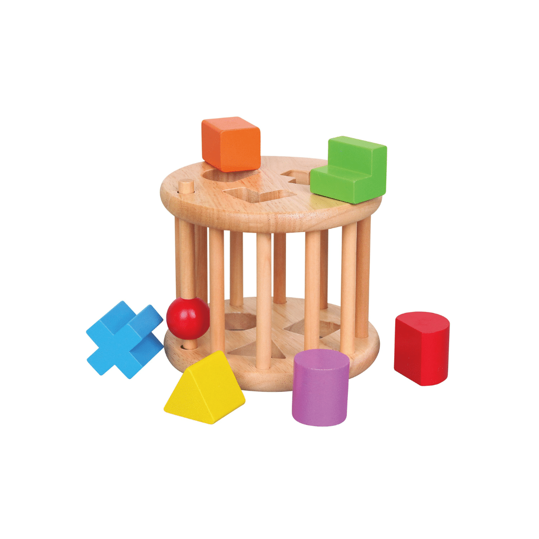 Viga Wooden Shape Sorting Wheel