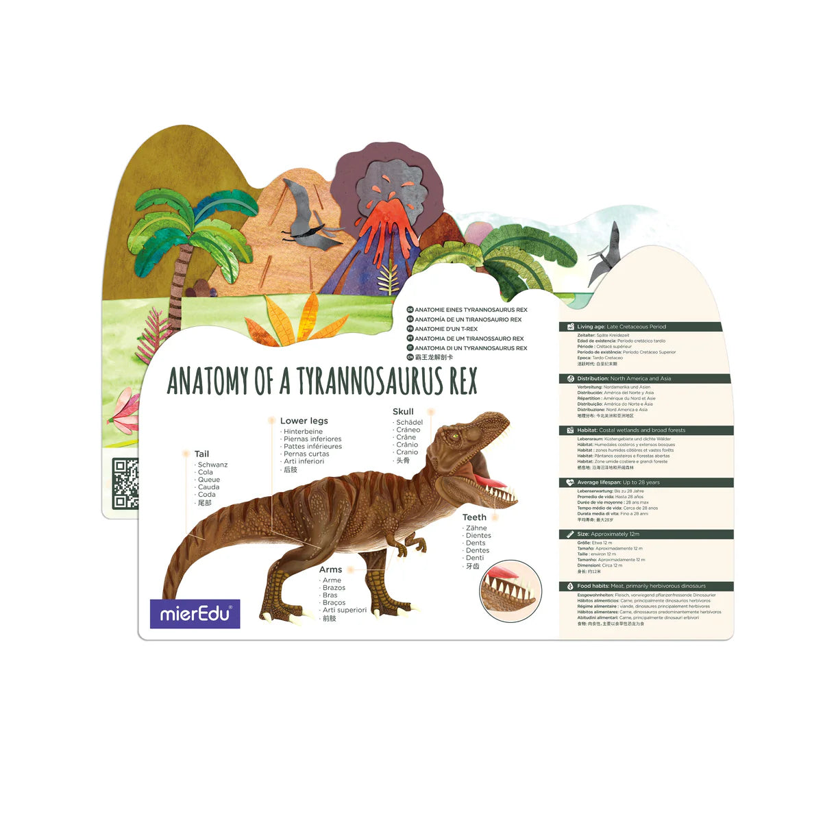 Mieredu Adjustable 3D Puzzle - T-Rex