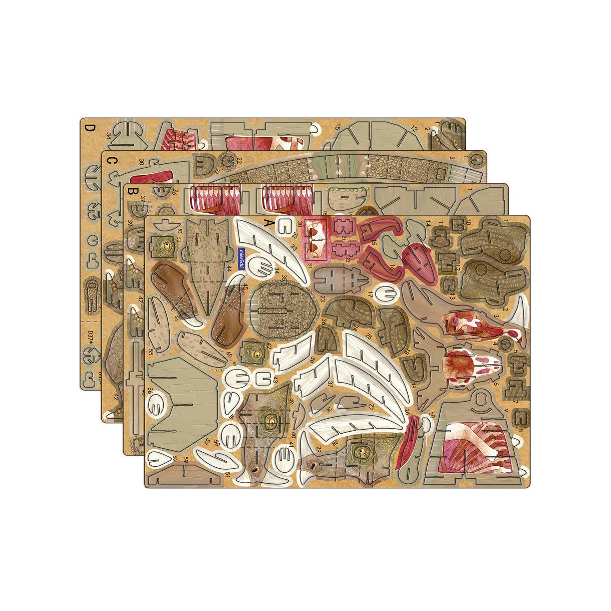 Mieredu Adjustable 3D Puzzle - Triceratops