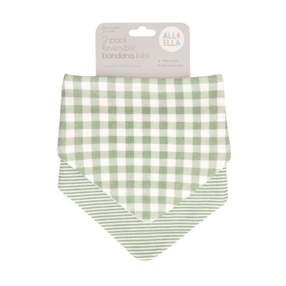 All 4 Ella - Bandana Bib- 2 pack