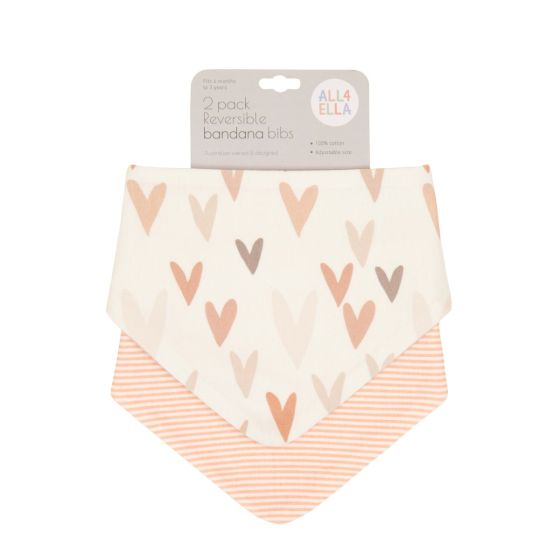 All 4 Ella - Bandana Bib- 2 pack