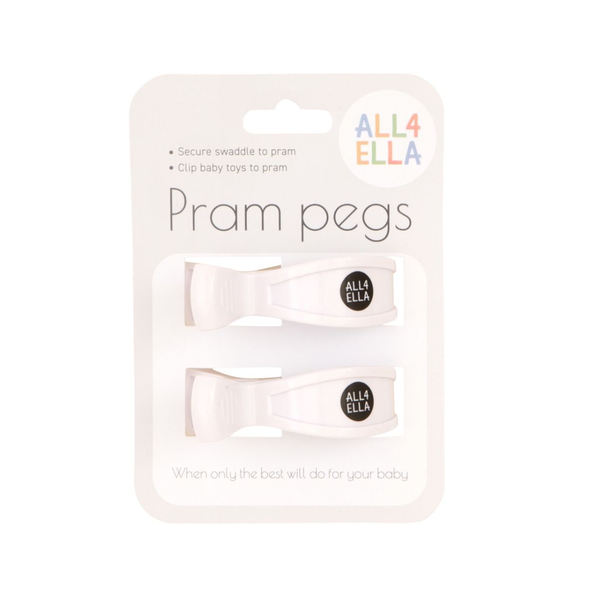 All4Ella Pram Peg - 2 pack