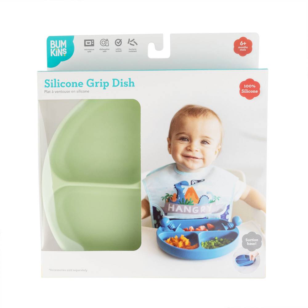 Bumkins Silicone Divided Grip Plate