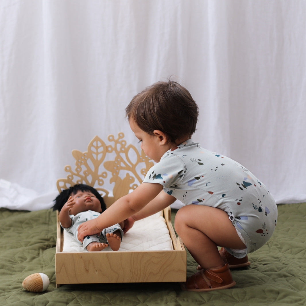 Burrow & Be Garden Treasures Short Sleeve Bodysuit