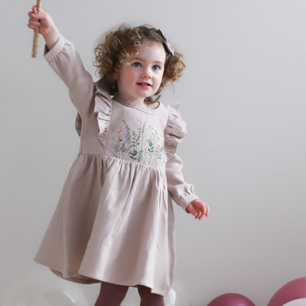 Burrow & Be Hazel Dress - Misty Lavender