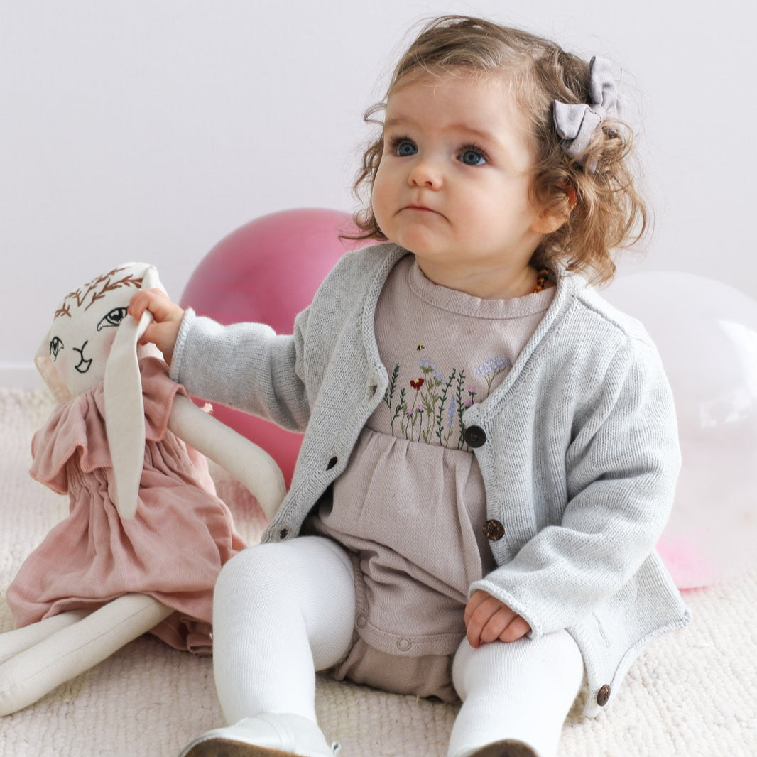 Burrow & Be Hazel Romper - Misty Lavender