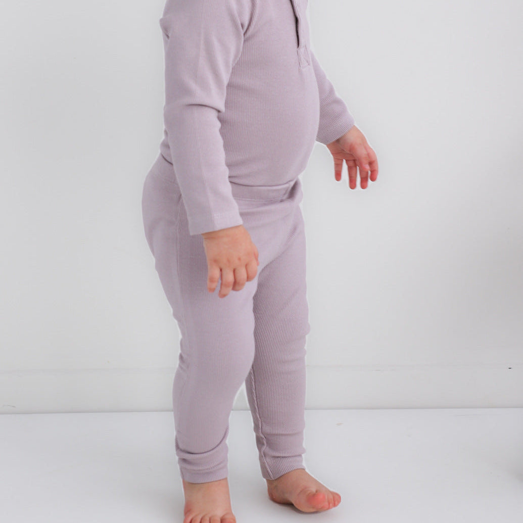 Burrow & Be Rib Leggings - Lavender