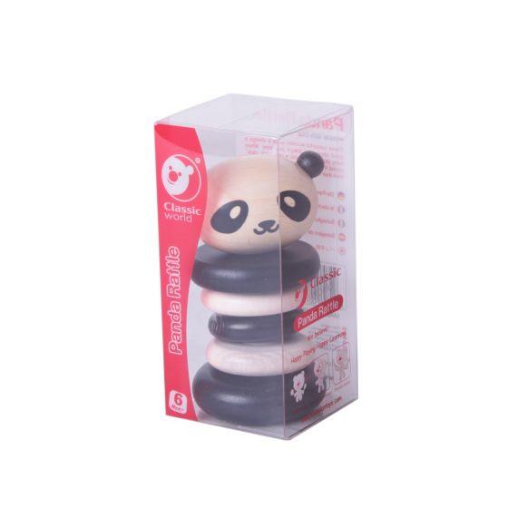 Classic World Wooden Panda Rattle
