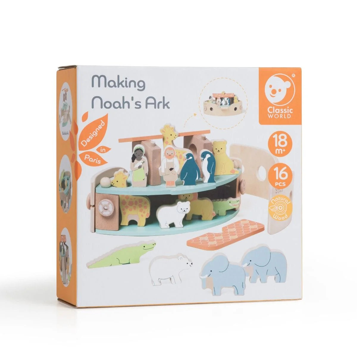 Classic World Wooden Noah's Ark