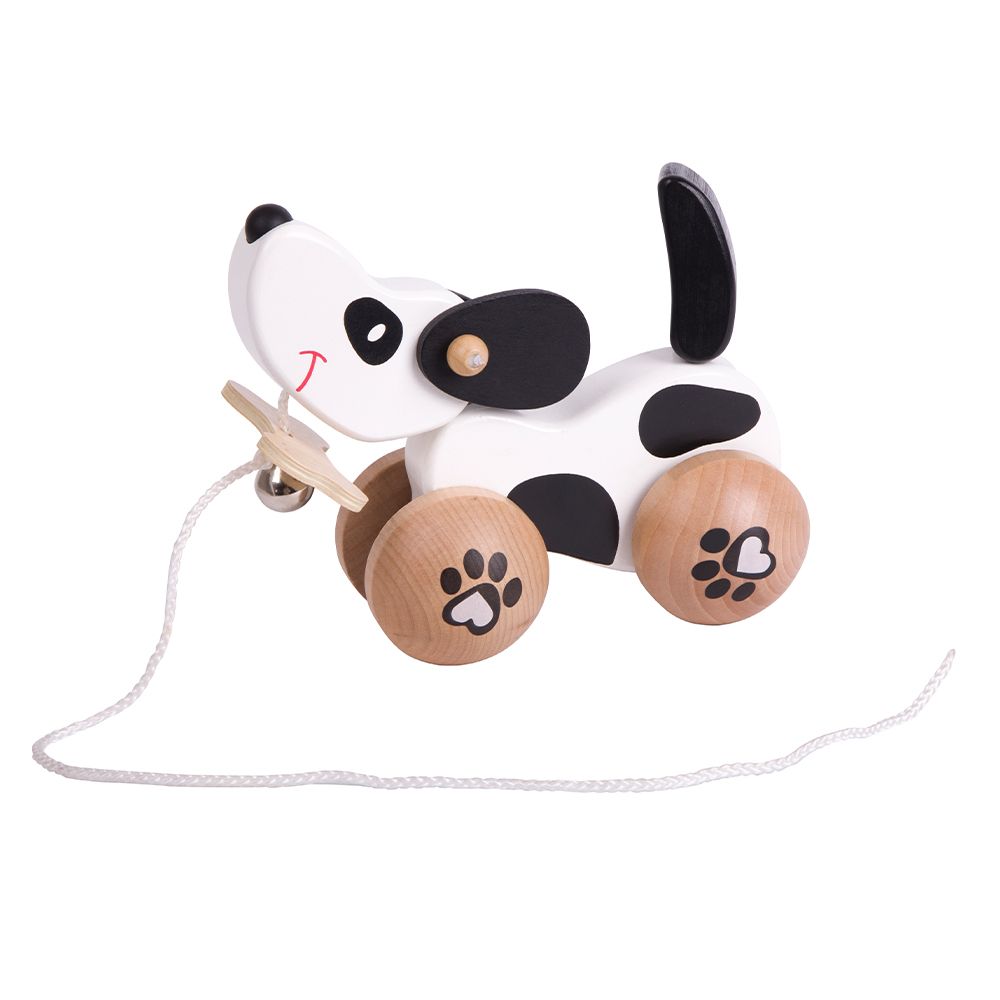 Classic World Wooden Pull Along Dog