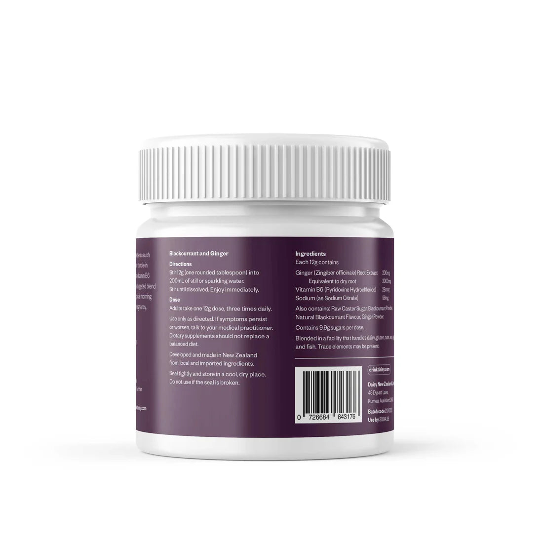 Daisy Morning Sickness Relief - Blackcurrant & Ginger
