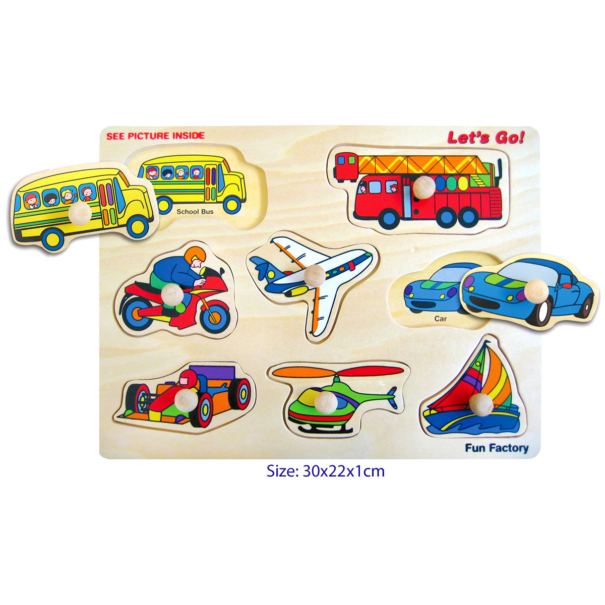 Fun Factory Wooden Knob Puzzles