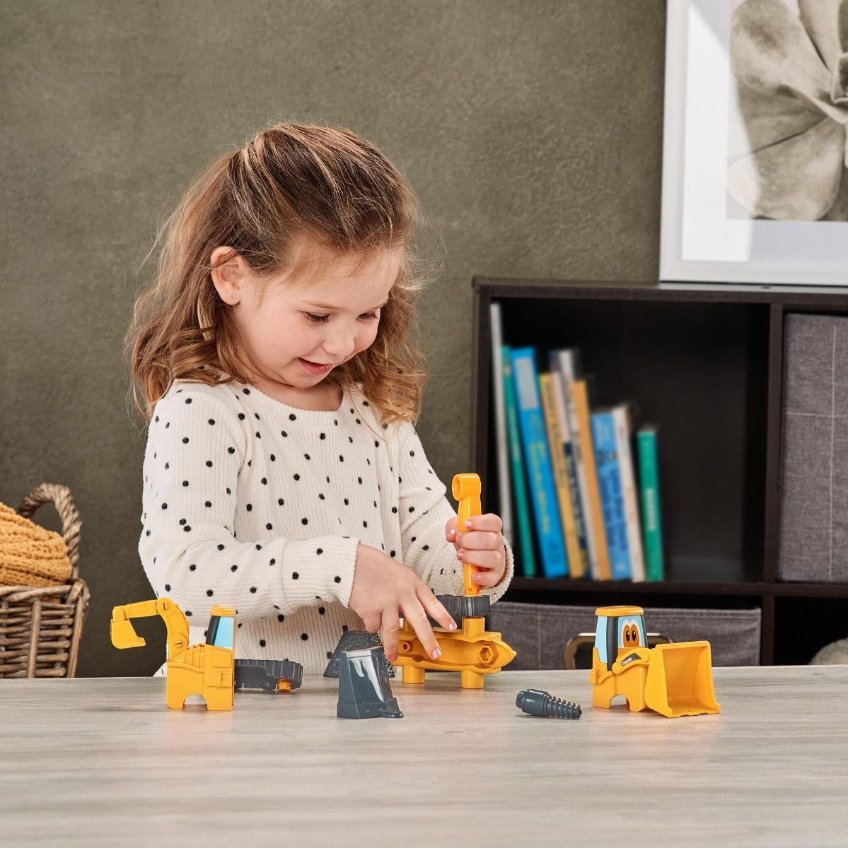 John Deere Build-a-Buddy Construction Backhoe Loader