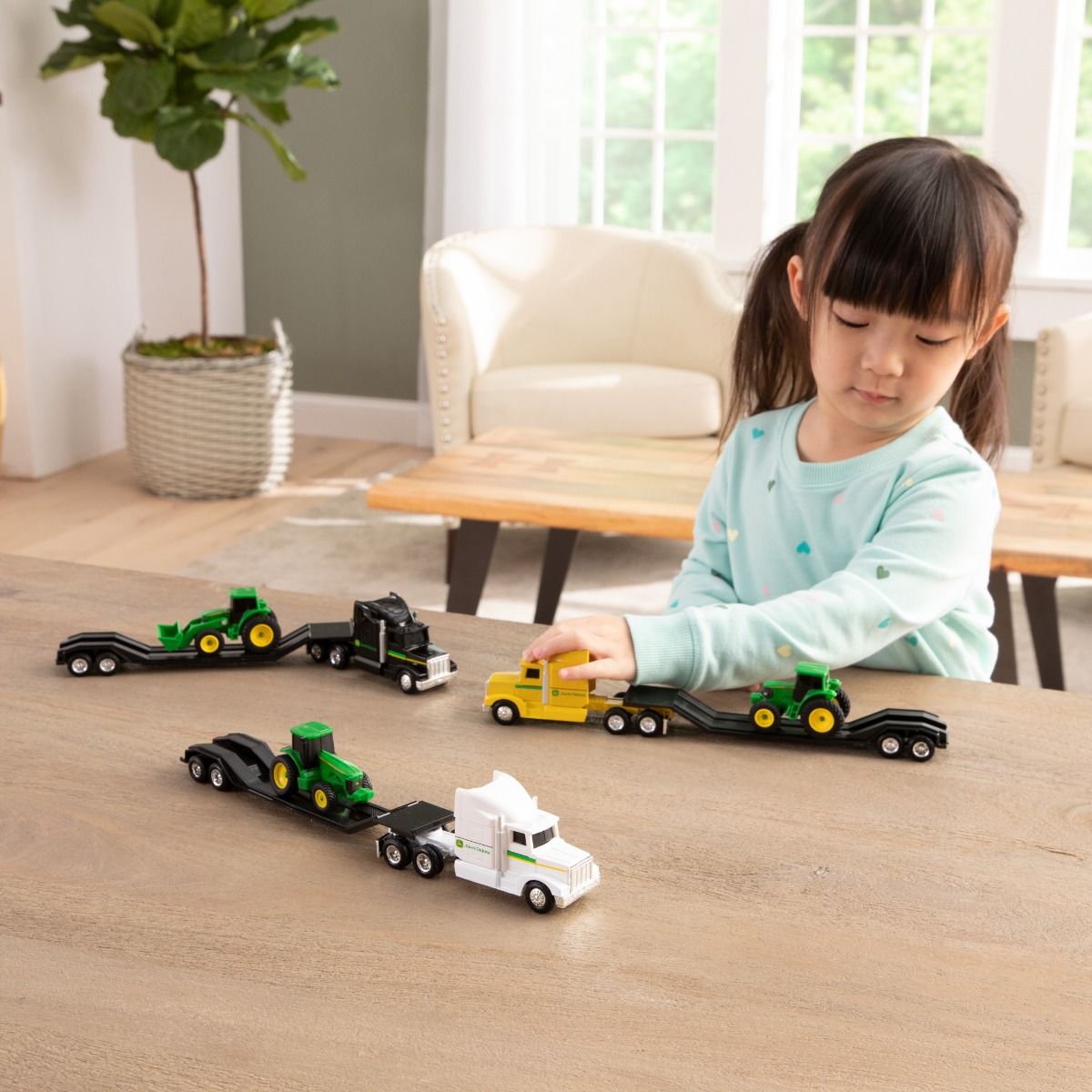 John Deere Die Cast Semi Hauler 1:64