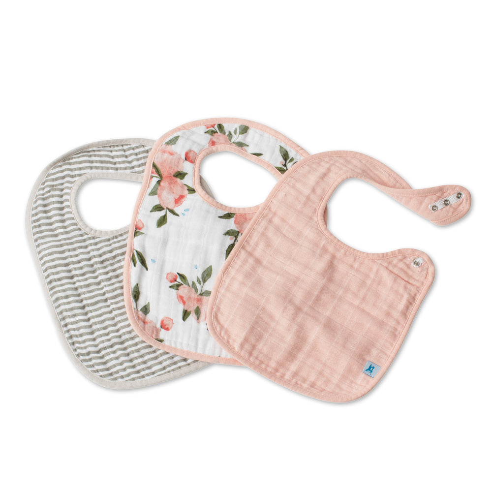 Little Unicorn Classic Muslin Bib - 3 pack