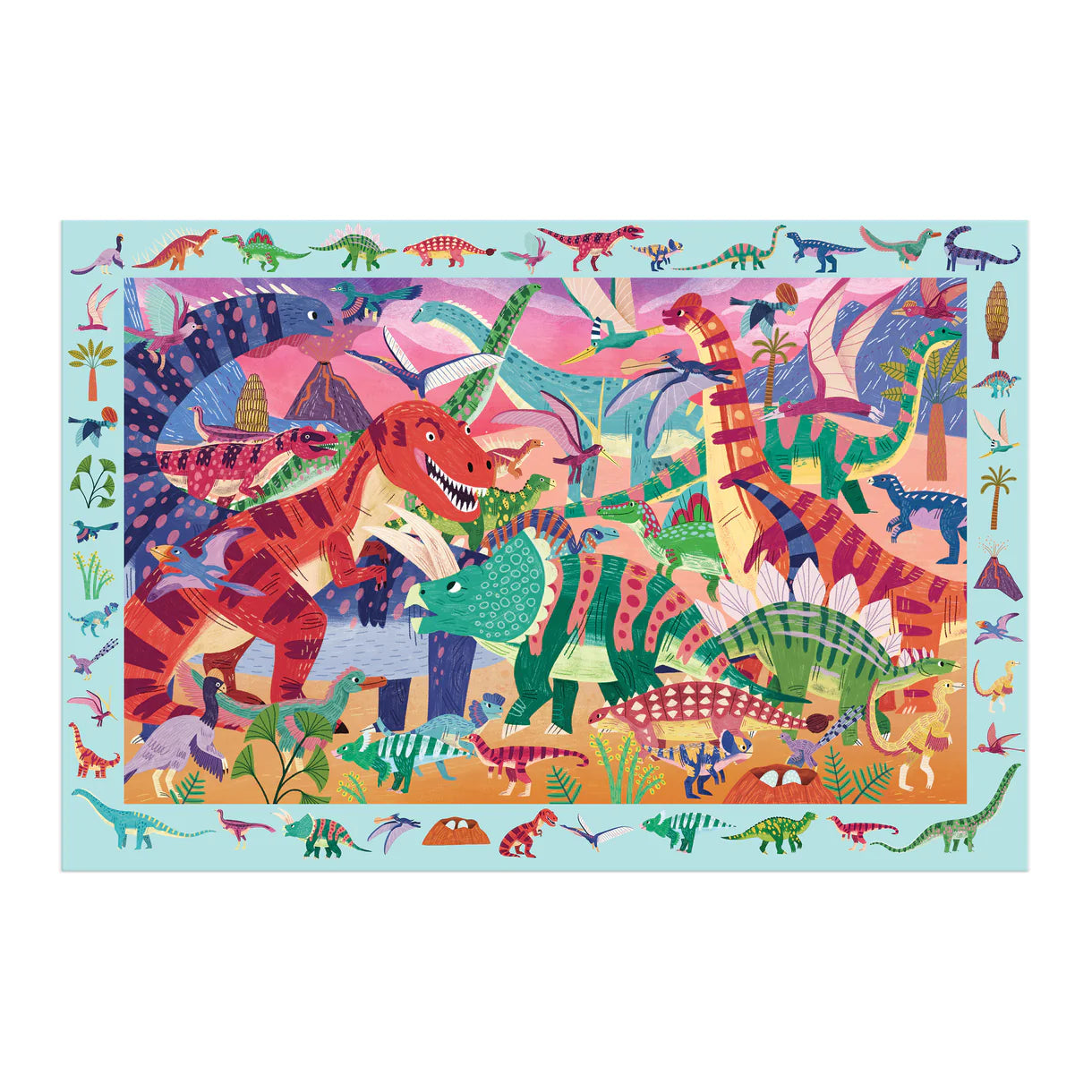 Mudpuppy Mighty Dinosaur 64 Piece Search & Find Puzzle
