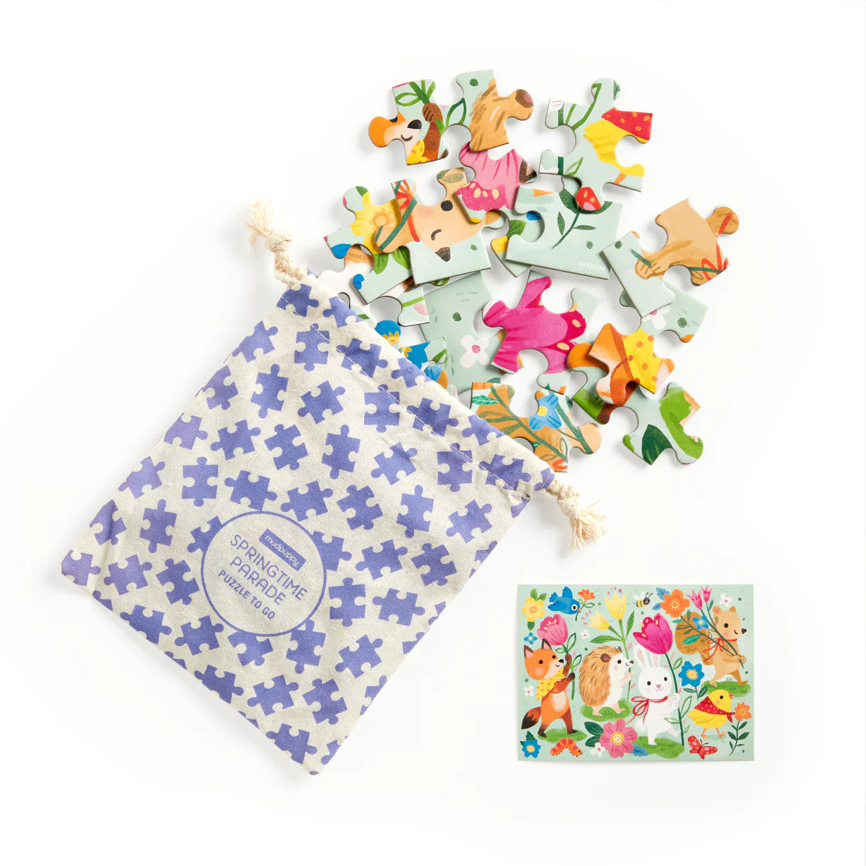 Mudpuppy Springtime Parade Puzzle To Go - 36 piece