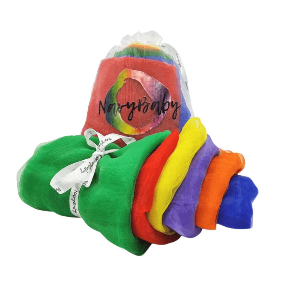 NavyBaby Organza Scarf - 6 pack