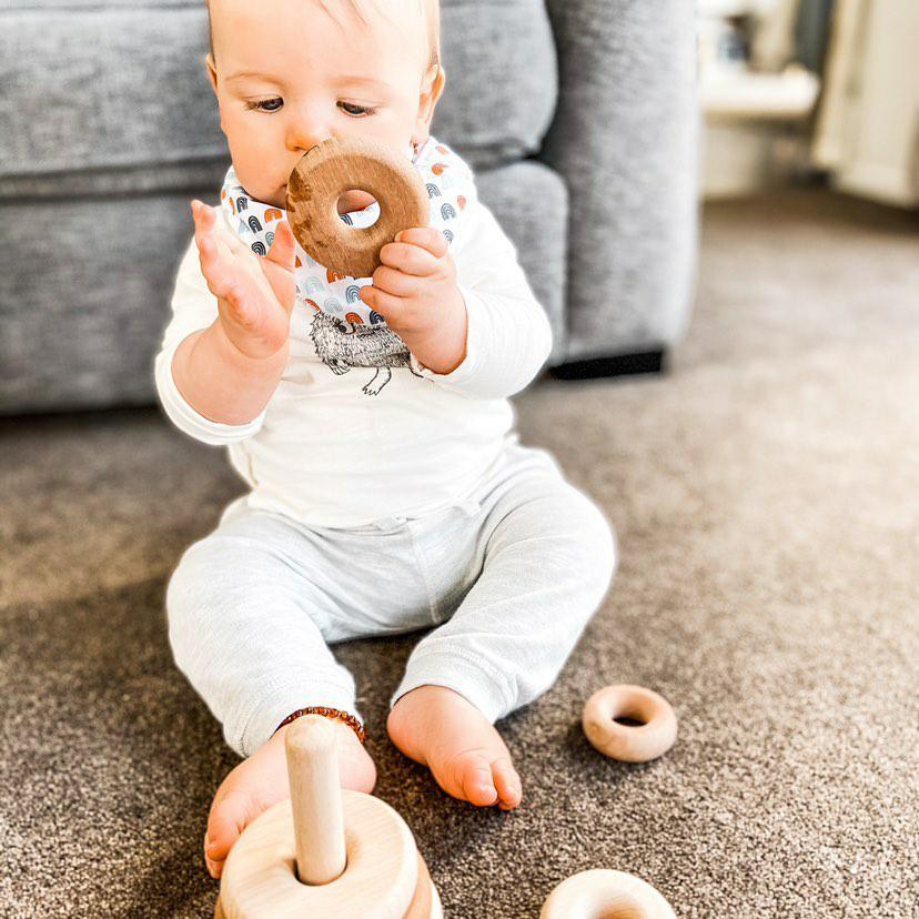 NavyBaby Wooden Ring Stacker