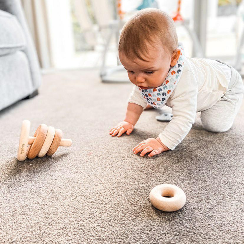 NavyBaby Wooden Ring Stacker