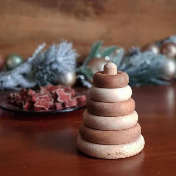 NavyBaby Wooden Ring Stacker