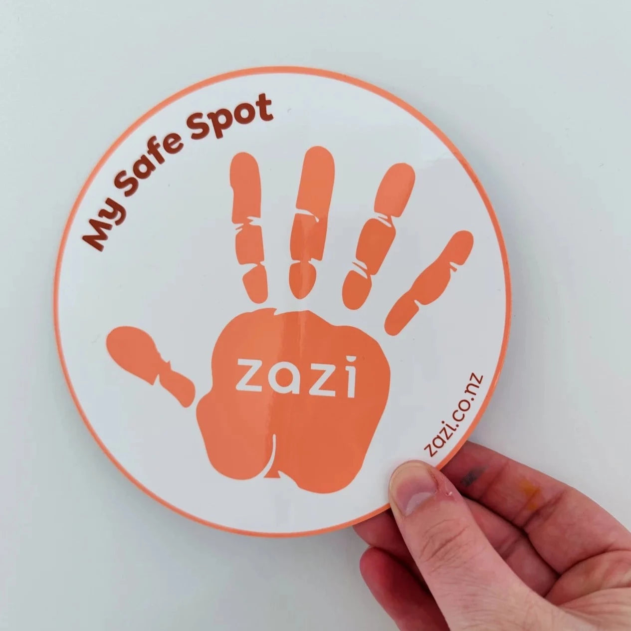 vehicle safe spot sticker