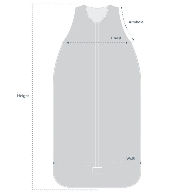 Woolbabe 3 Seasons Sleeping Bag Front Zip