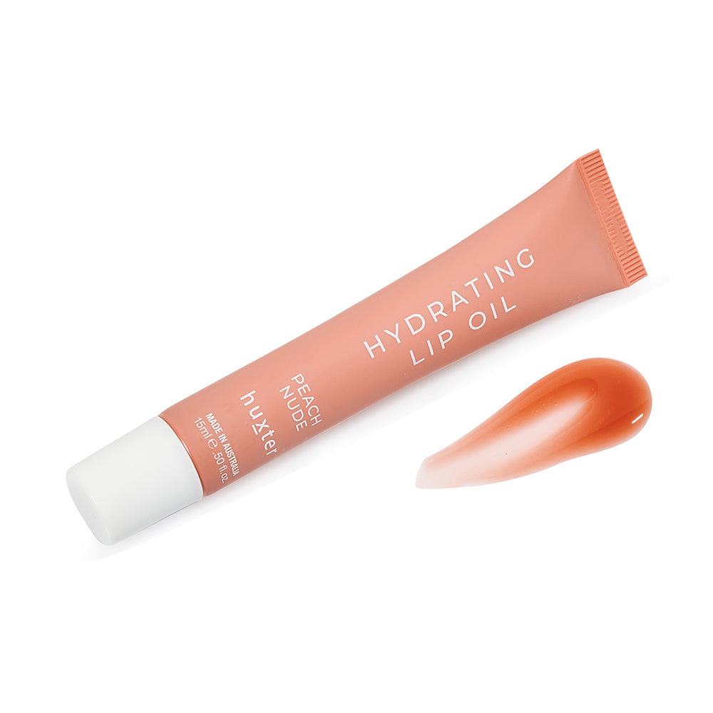 Huxter Hydrating Lip Oil 15ml - Peach Nude