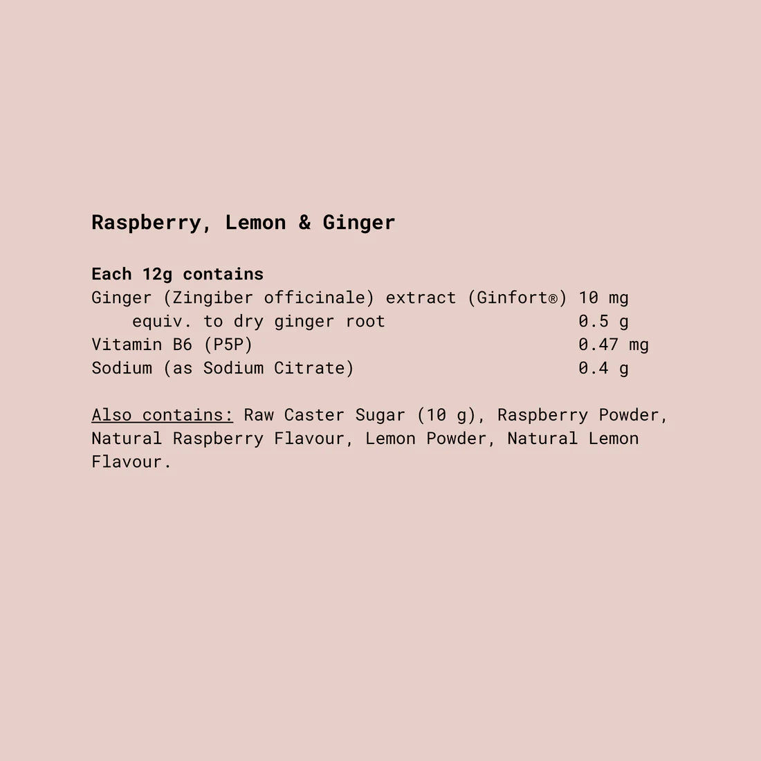 Aggie Morning Sickness Relief - Raspberry, Lemon & Ginger