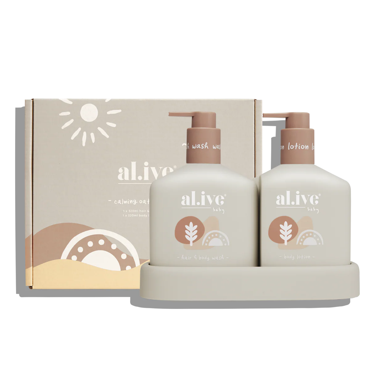 Al.ive Baby Hair & Body Duo - Oatmeal