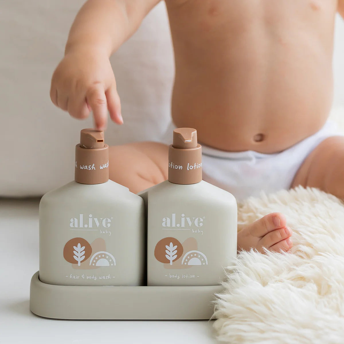 Al.ive Baby Hair & Body Duo - Oatmeal