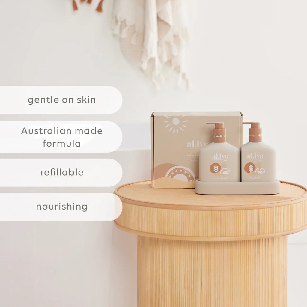 Al.ive Baby Hair & Body Duo - Oatmeal