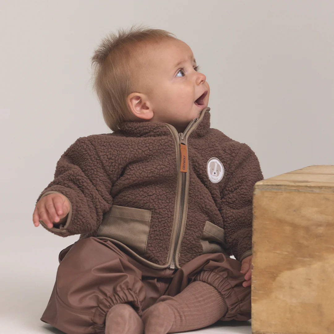 Crywolf Baby Sherpa Jacket - Pinecone