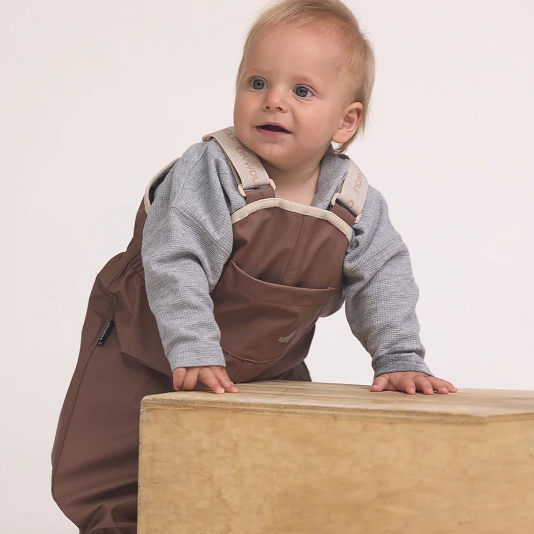 Crywolf Baby Wander Overalls - Pinecone