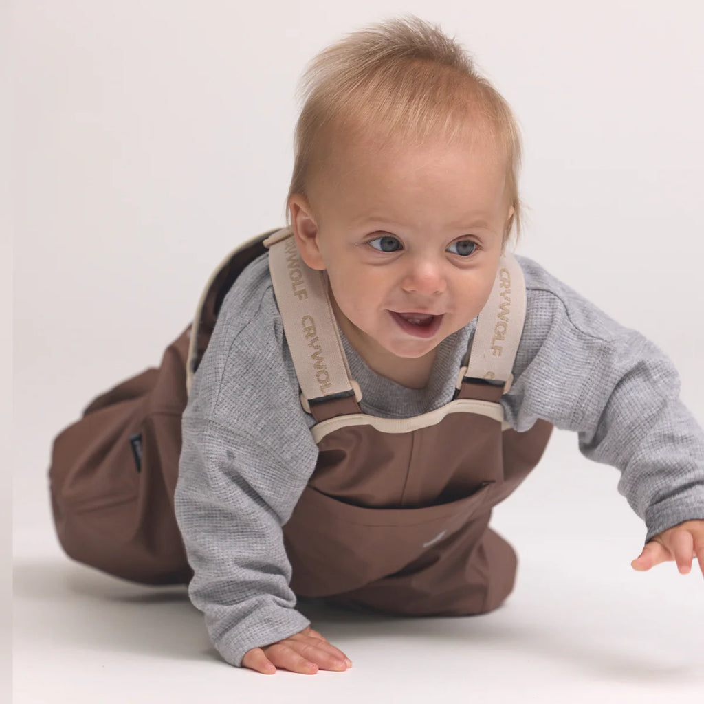 Crywolf Baby Wander Overalls - Pinecone