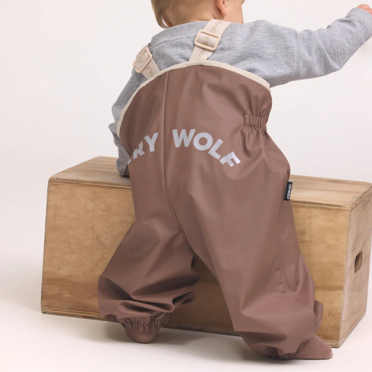 Crywolf Baby Wander Overalls - Pinecone