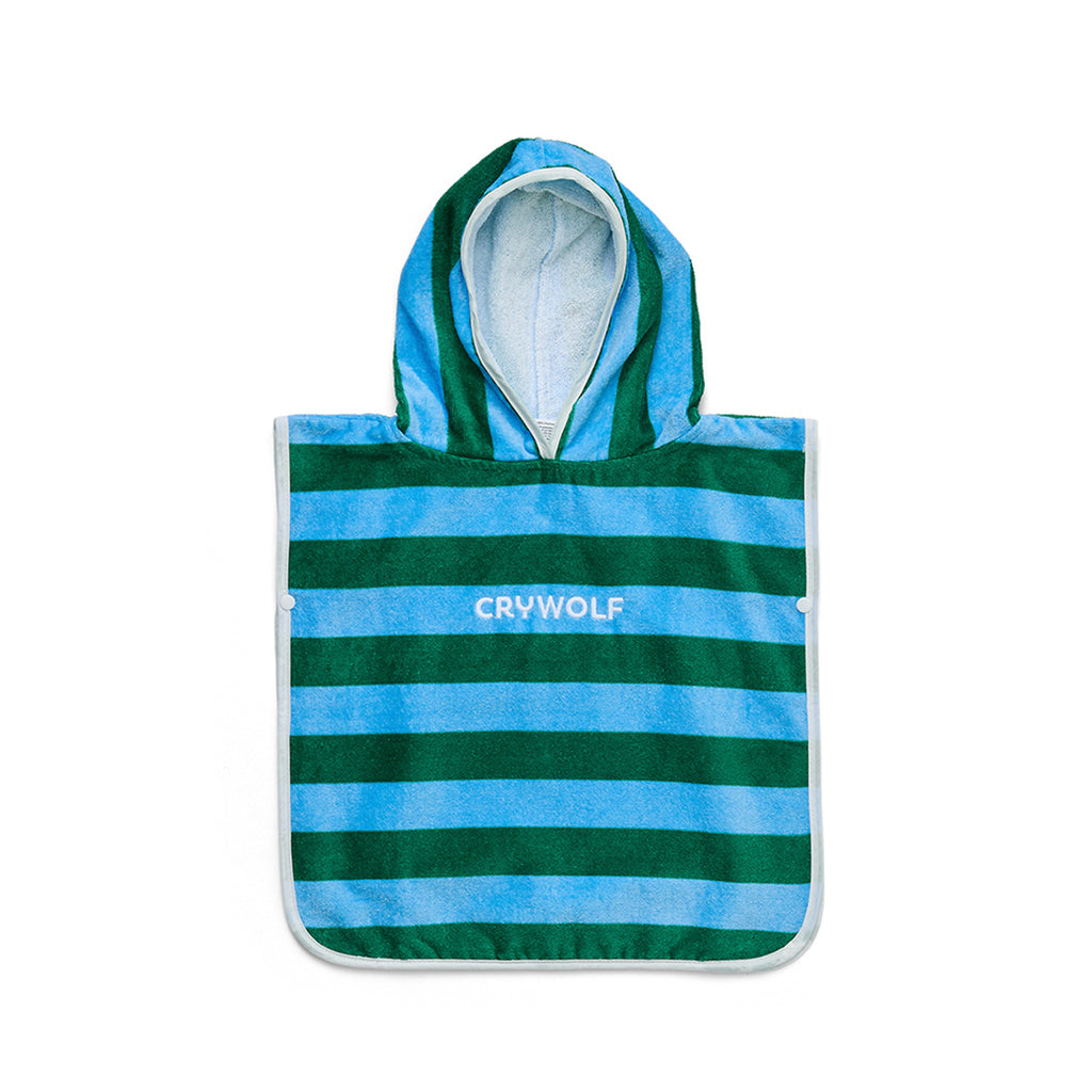 Crywolf Baby Hooded Towel - Deck Stripe