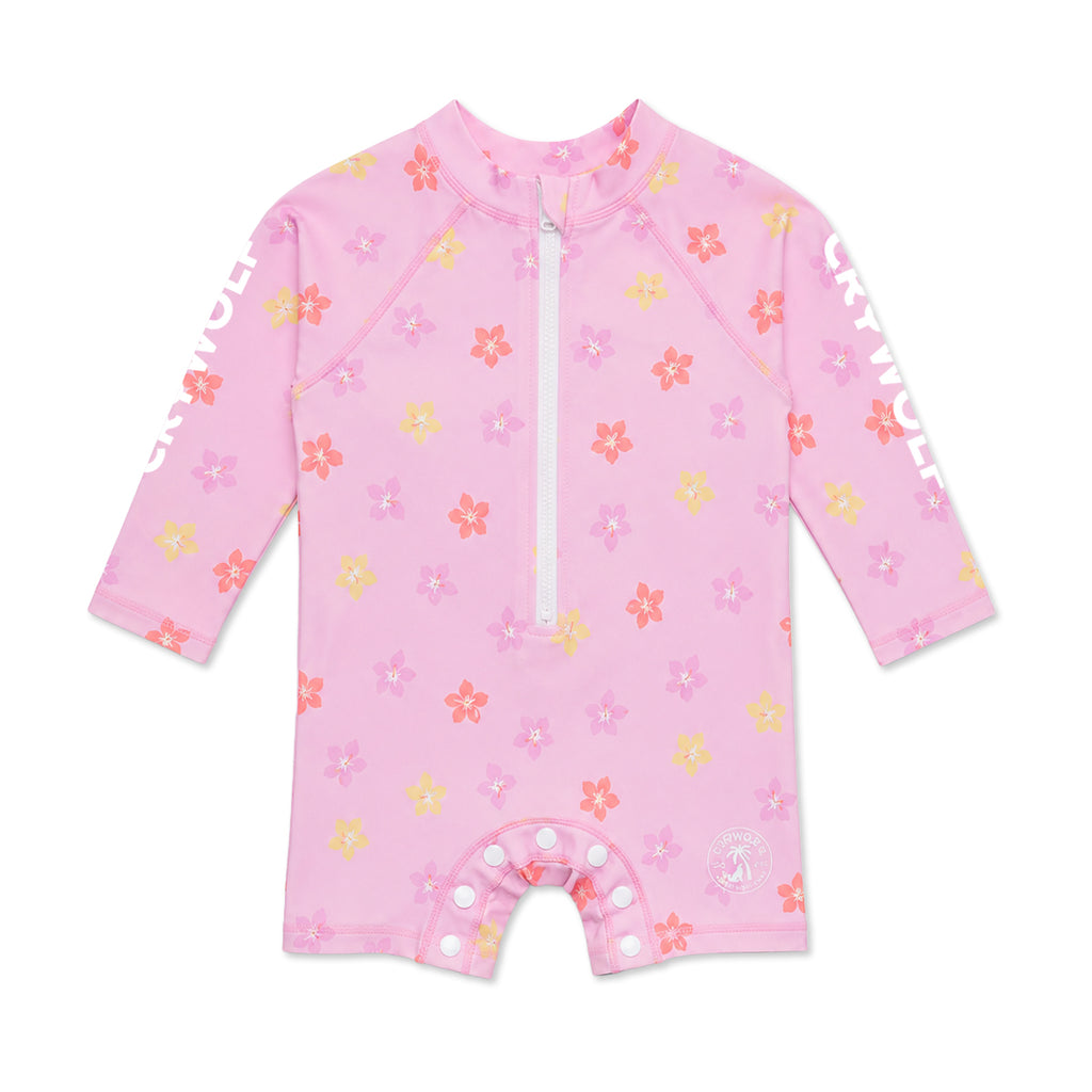 Crywolf Baby Rash Suit - Hibiscus Bloom
