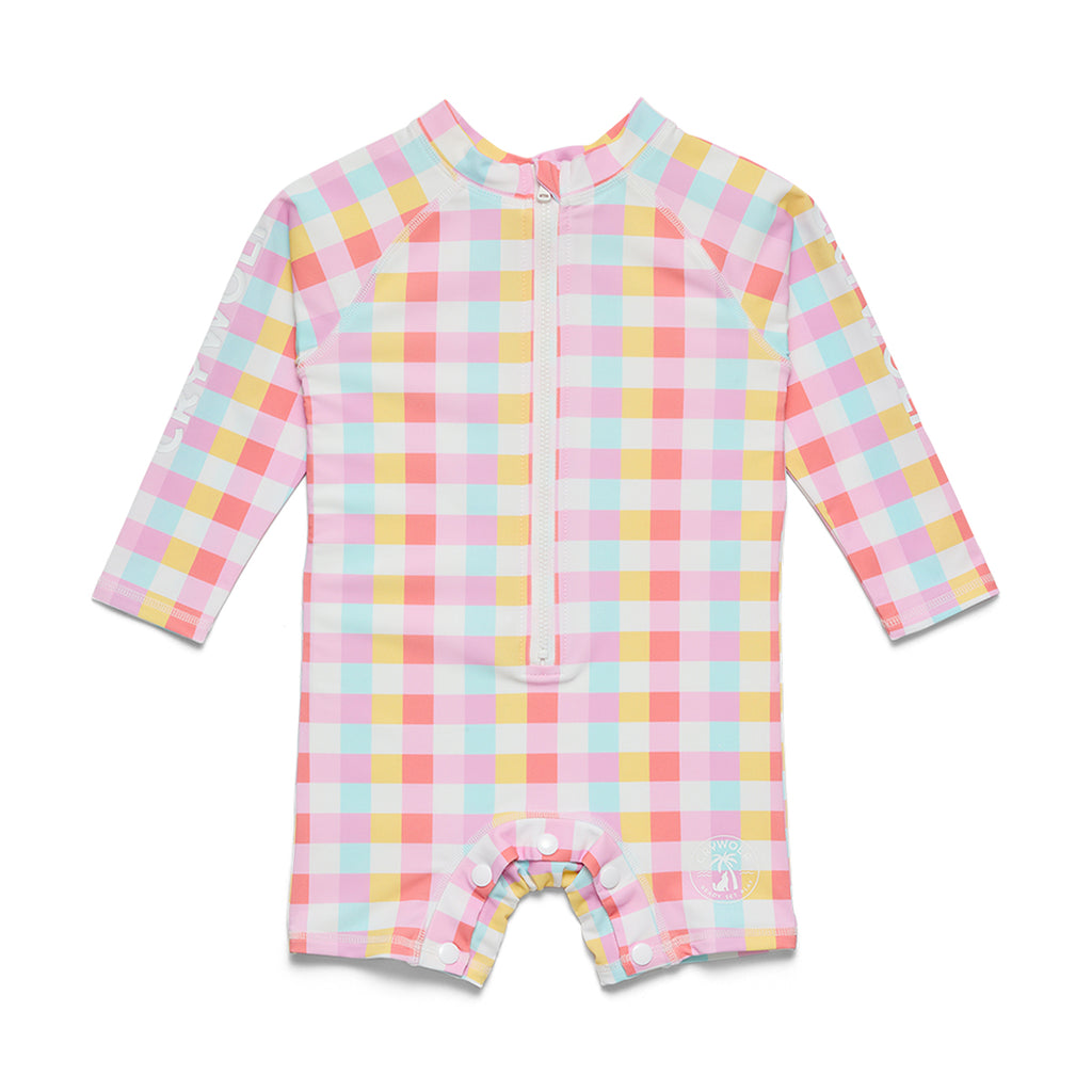 Crywolf Baby Rash Suit - Pop Gingham