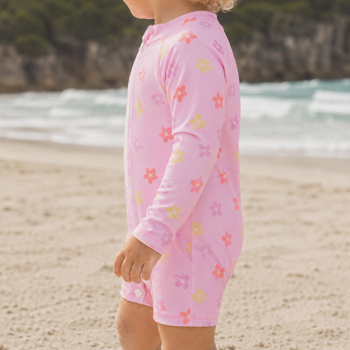 Crywolf Baby Rash Suit - Hibiscus Bloom