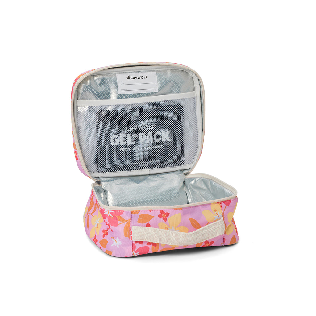 Crywolf Everyday Lunch Bag - Hibiscus Bloom