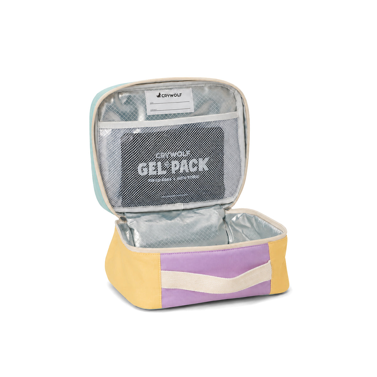 Crywolf Everyday Lunch Bag - Poolside Colourblock