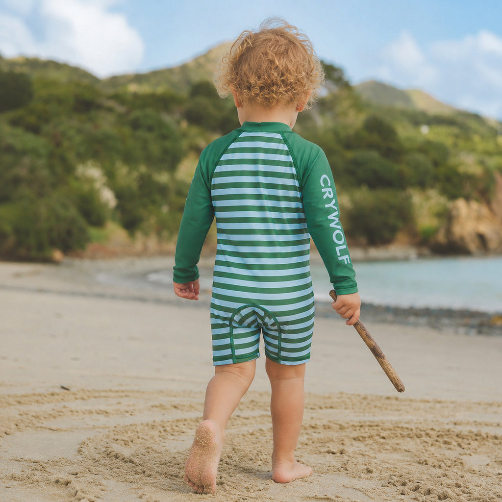 Crywolf Baby Rash Suit - Deck Stripe