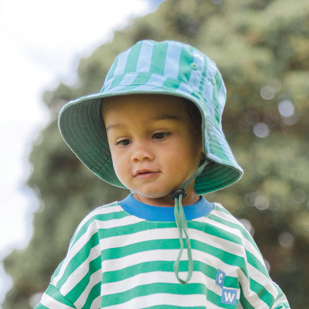 Crywolf Reversible Bucket Hat - Deck Stripe