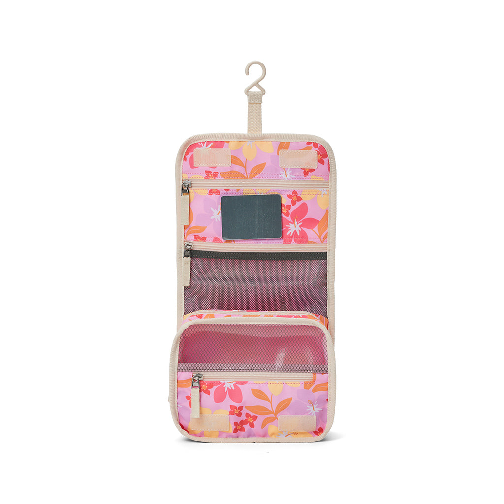 Crywolf Hanging Toiletry Bag - Hibiscus Daze