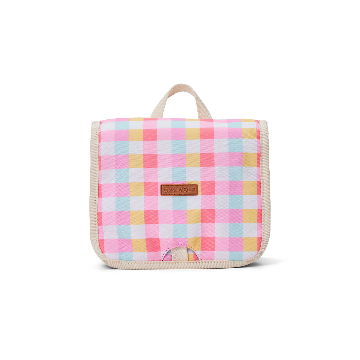 Crywolf Hanging Toiletry Bag - Pop Gingham