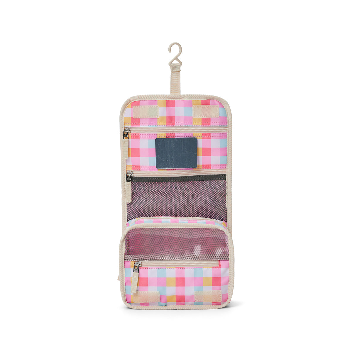 Crywolf Hanging Toiletry Bag - Pop Gingham