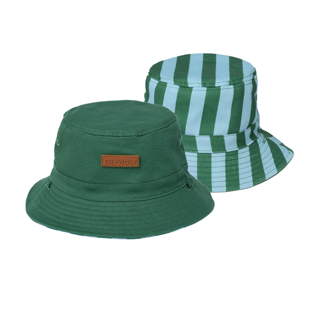 Crywolf Reversible Bucket Hat - Deck Stripe